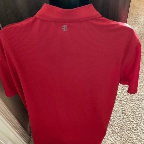 Men’s used size XL red Golf polo shirt IZOD - Picture 2 of 3